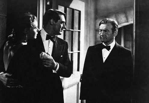 Berüchtigt : Bild Ingrid Bergman, Claude Rains, Cary Grant, Alfred Hitchcock