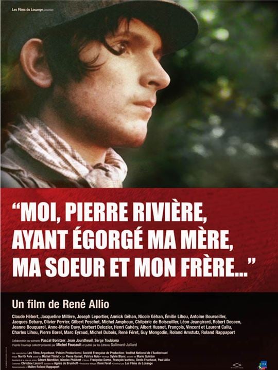 Ich, Pierre Riviere, der ich meine Mutter, meine Schwester und meinen Bruder getötet habe : Kinoposter René Allio, Claude Hébert