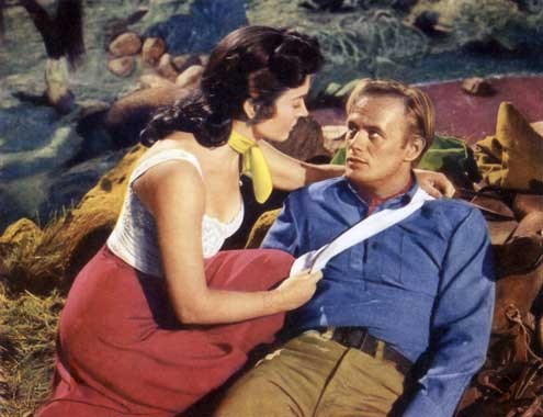 Das Geheimnis der fünf Gräber : Bild John Sturges, Richard Widmark, Donna Reed