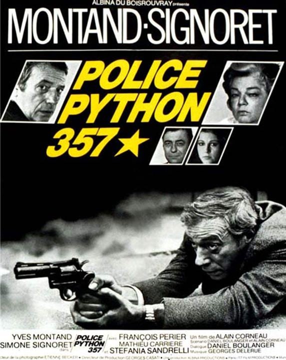 Police Python 357 : Kinoposter Yves Montand, Alain Corneau