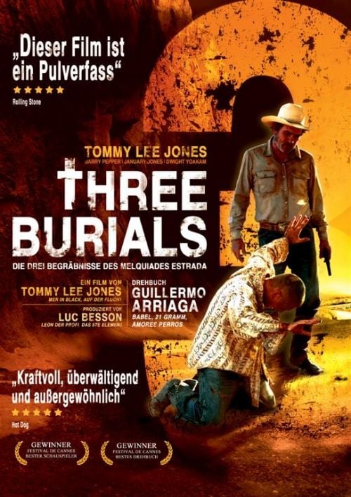 Three Burials - Die drei Begräbnisse des Melquiades Estrada : Kinoposter