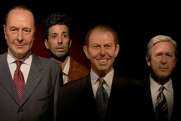 Andalucia : Bild Alain Gomis, George W. Bush, Samir Guesmi, Tony Blair, Jacques Chirac