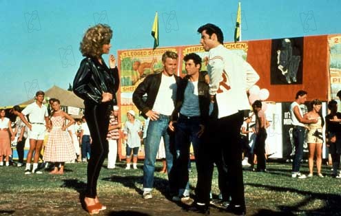 Grease : Bild Randal Kleiser, John Travolta, Olivia Newton-John