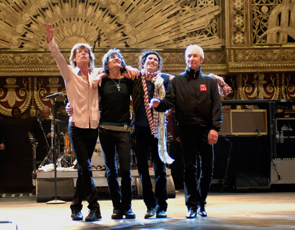 Shine a Light : Bild Mick Jagger, Keith Richards, Charlie Watts, Ron Wood
