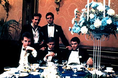 American Diner : Bild Barry Levinson, Mickey Rourke, Daniel Stern, Kevin Bacon, Steve Guttenberg