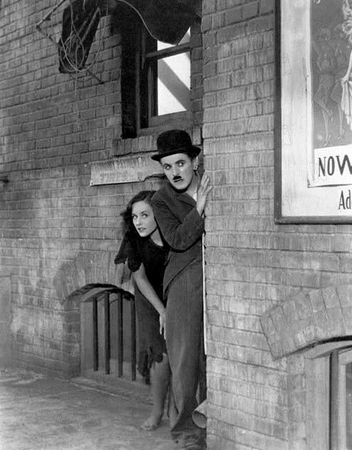 Moderne Zeiten : Bild Paulette Goddard, Charles Chaplin