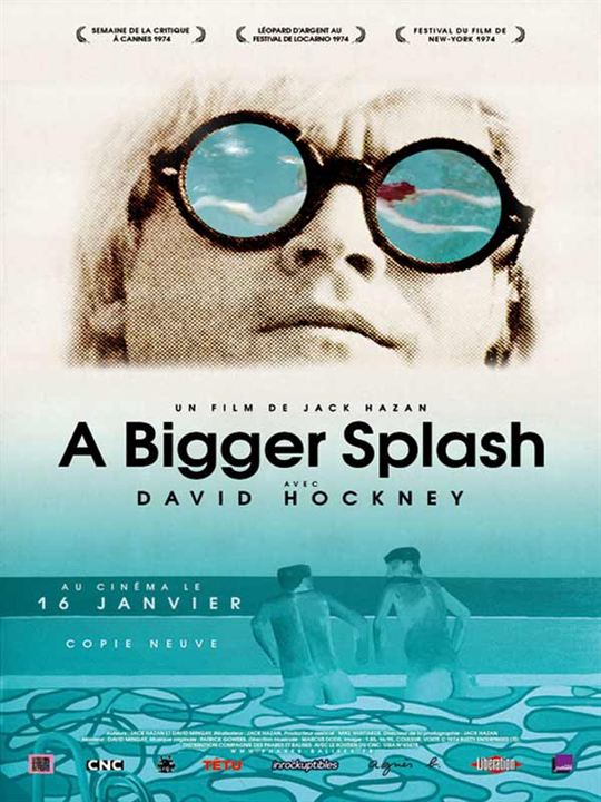 A Bigger Splash : Kinoposter Jack Hazan, David Hockney