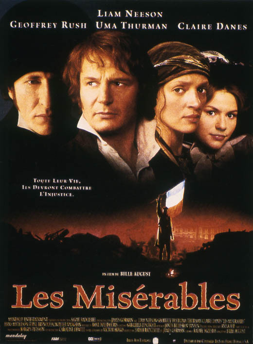 Les Misérables : Kinoposter Bille August
