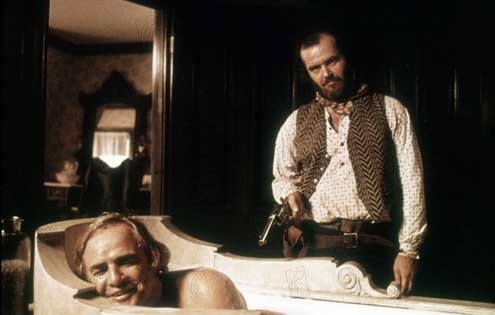 Duell am Missouri : Bild Arthur Penn, Jack Nicholson, Marlon Brando