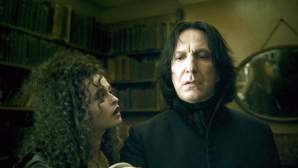 Harry Potter und der Halbblutprinz : Bild Helena Bonham Carter, Alan Rickman