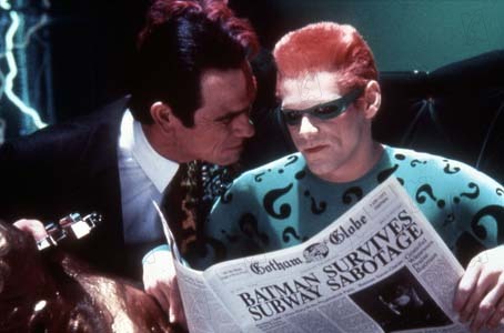 Batman Forever : Bild Joel Schumacher, Tommy Lee Jones, Jim Carrey
