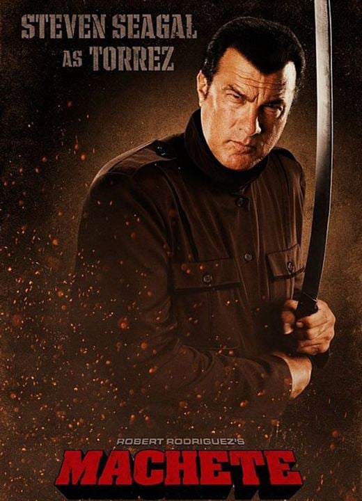 Machete : Kinoposter Steven Seagal, Ethan Maniquis