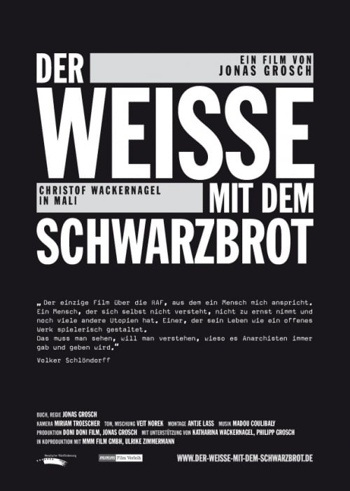 Der Weiße mit dem Schwarzbrot : Kinoposter