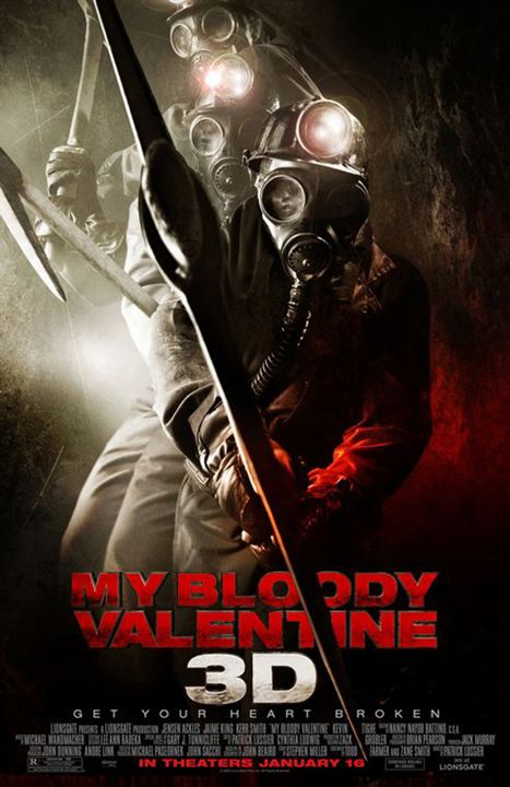 My Bloody Valentine 3D : Kinoposter Patrick Lussier
