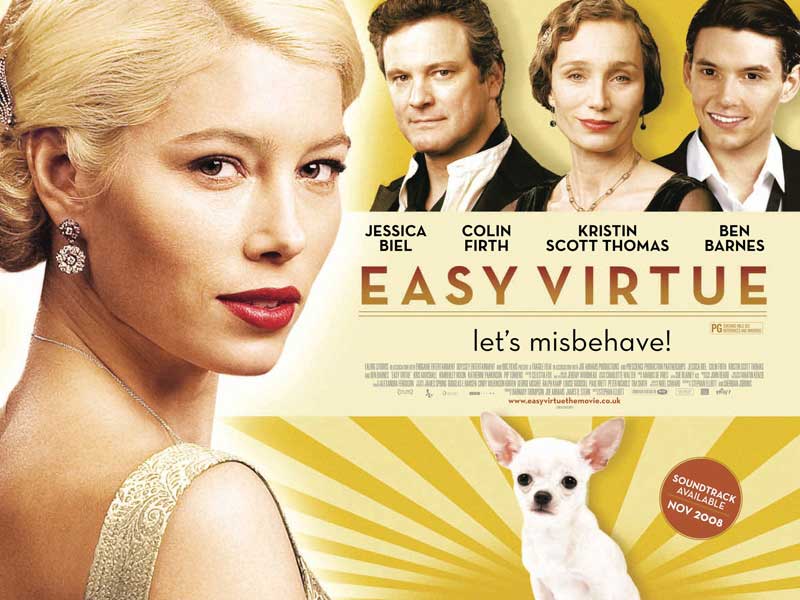 Easy Virtue - Eine unmoralische Ehefrau : Kinoposter Stephan Elliott