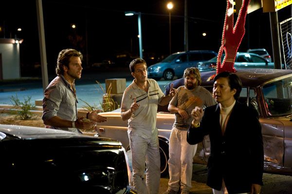 Hangover : Bild Zach Galifianakis, Ken Jeong, Ed Helms, Bradley Cooper