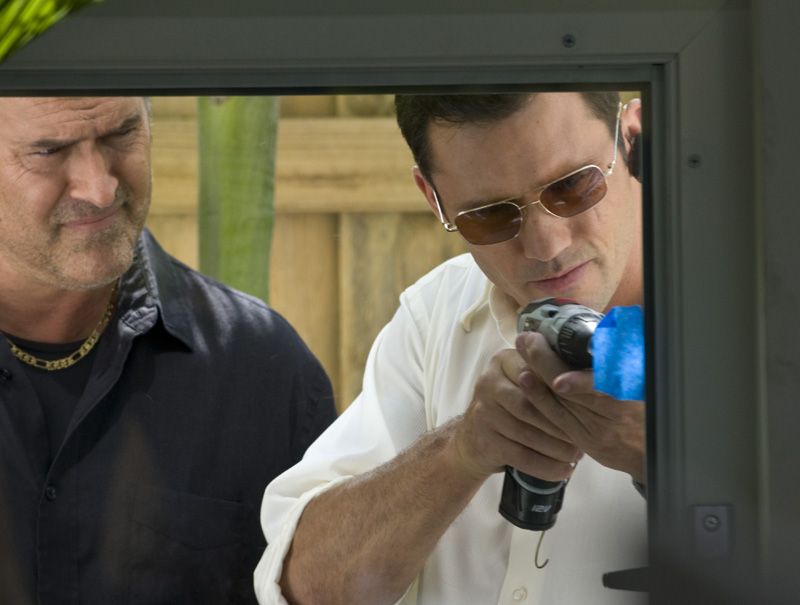 Bild Jeffrey Donovan, Bruce Campbell