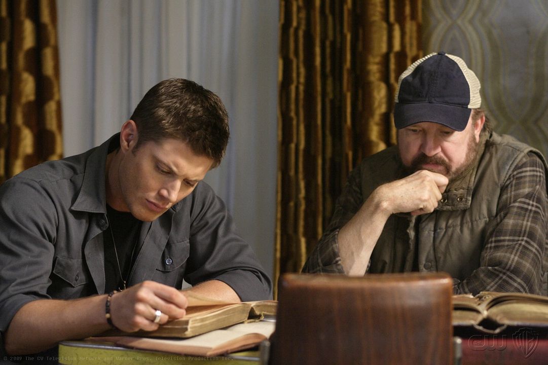 Supernatural : Bild Jim Beaver, Jensen Ackles