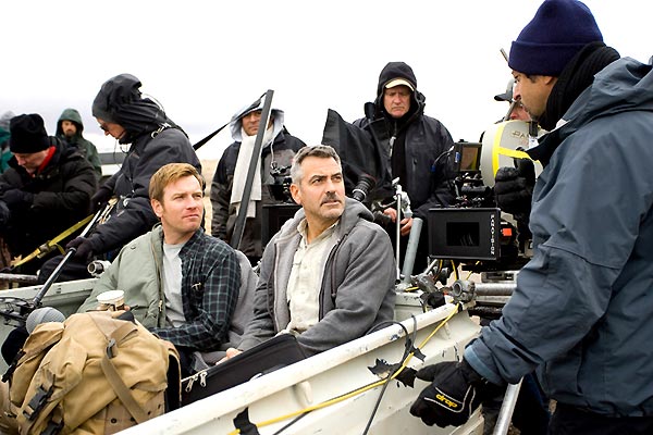 Männer, die auf Ziegen starren : Bild Grant Heslov, Ewan McGregor, George Clooney