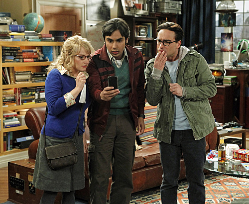 The Big Bang Theory : Bild Kunal Nayyar, Melissa Rauch, Johnny Galecki