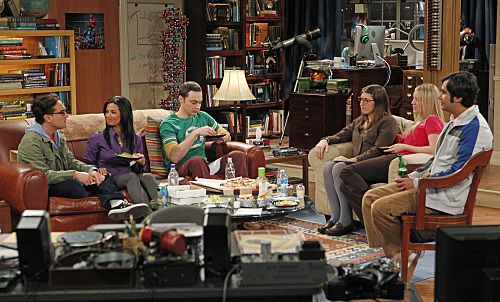 The Big Bang Theory : Bild Kaley Cuoco, Mayim Bialik, Jim Parsons, Kunal Nayyar, Johnny Galecki