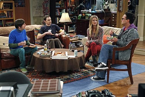 The Big Bang Theory : Bild Kaley Cuoco, Jim Parsons, Simon Helberg, Johnny Galecki