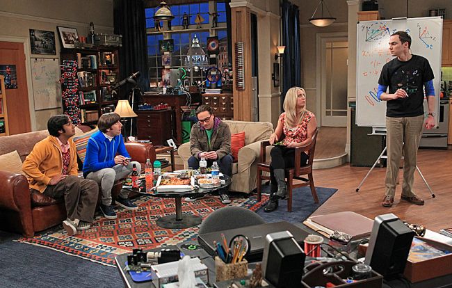 The Big Bang Theory : Bild Johnny Galecki, Kaley Cuoco, Jim Parsons, Kunal Nayyar, Simon Helberg