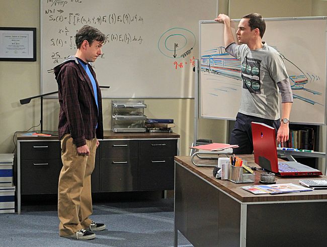 The Big Bang Theory : Bild Jim Parsons, John Ross Bowie