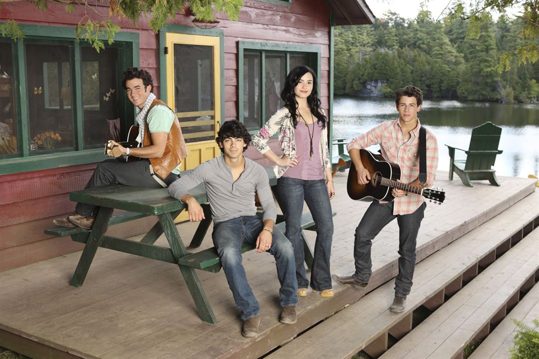 Camp Rock 2 – The Final Jam : Bild Paul Hoen, Joe Jonas, Demi Lovato, Nick Jonas, Kevin Jonas