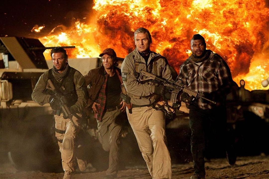 Das A-Team - Der Film : Bild Liam Neeson, Quinton Rampage Jackson, Sharlto Copley, Joe Carnahan, Bradley Cooper