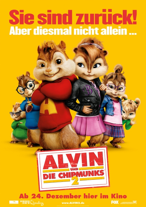 Alvin und die Chipmunks 2 : Kinoposter