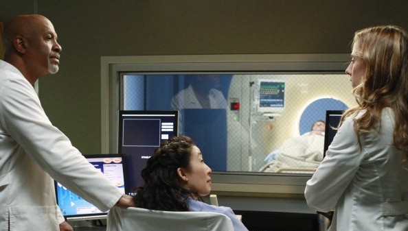 Grey's Anatomy - Die jungen Ärzte : Bild Kim Raver, Sandra Oh, James Pickens Jr.
