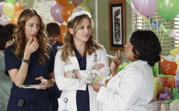 Grey's Anatomy - Die jungen Ärzte : Bild Kim Raver, Chandra Wilson, Jessica Capshaw