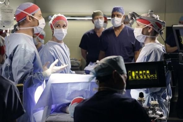 Grey's Anatomy - Die jungen Ärzte : Kinoposter Justin Chambers (I), Jessica Capshaw, James Pickens Jr., Kevin McKidd