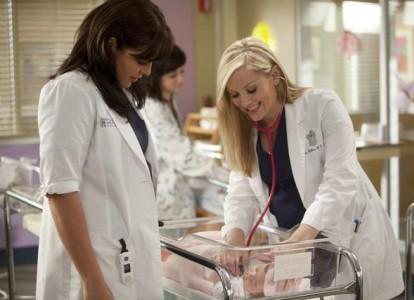 Grey's Anatomy - Die jungen Ärzte : Kinoposter Sara Ramirez, Jessica Capshaw