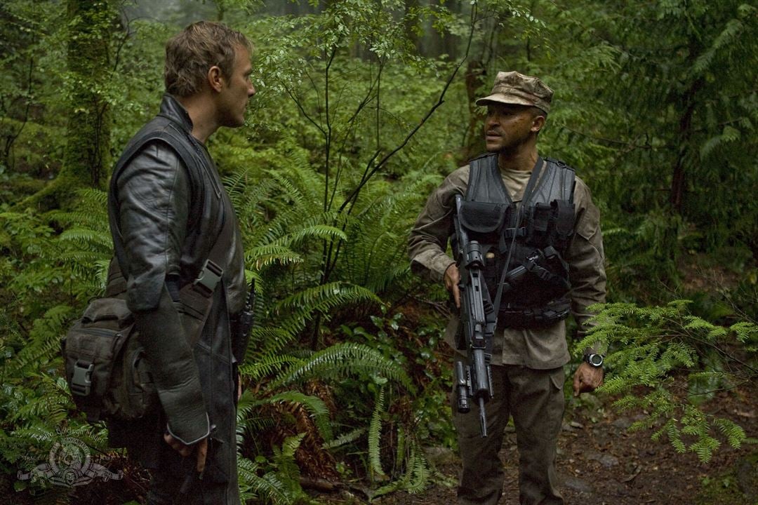 Stargate Universe : Bild Mike Dopud, Jamil Walker Smith