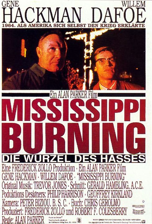 Mississippi Burning : Kinoposter