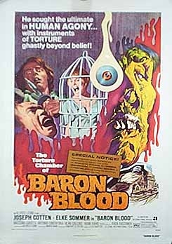 Baron Blood : Kinoposter