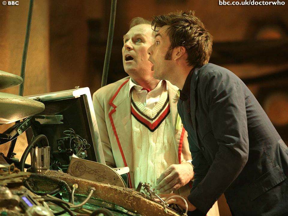 Doctor Who (2005) : Bild Peter Davison, David Tennant