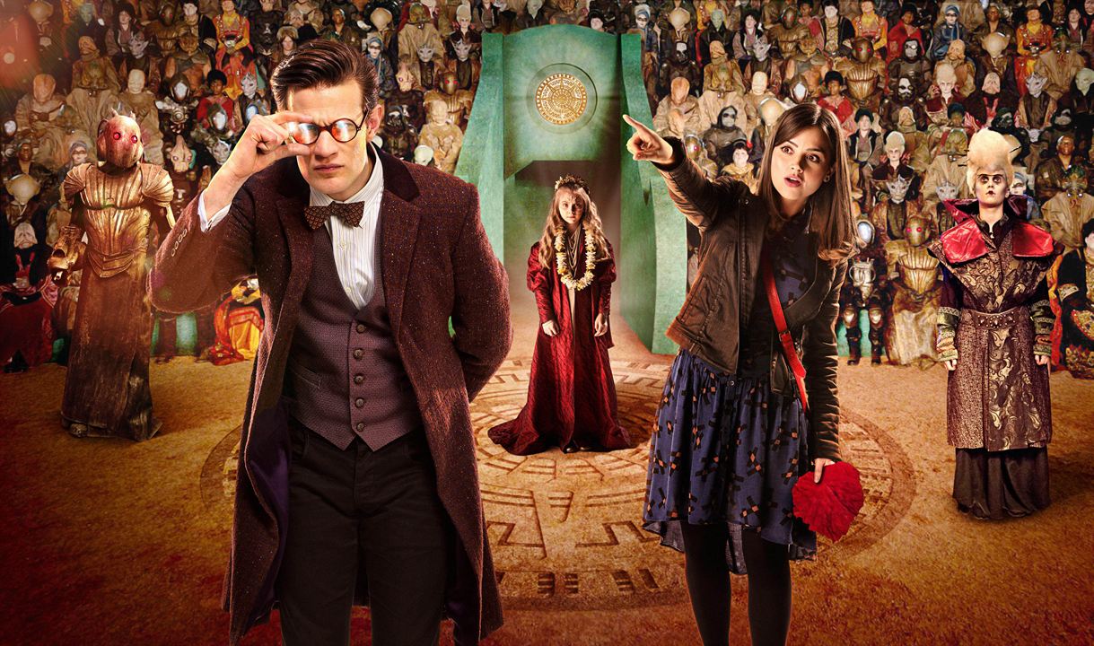 Doctor Who (2005) : Bild Jenna Coleman, Matt Smith (XI), Emilia Jones