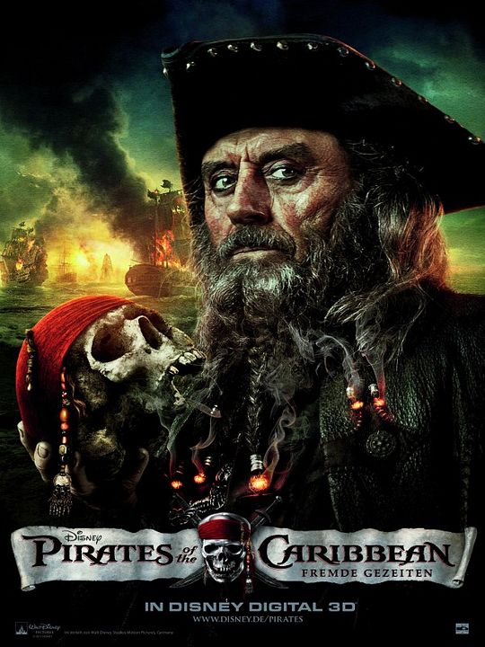 Pirates of the Caribbean: Fremde Gezeiten : Kinoposter
