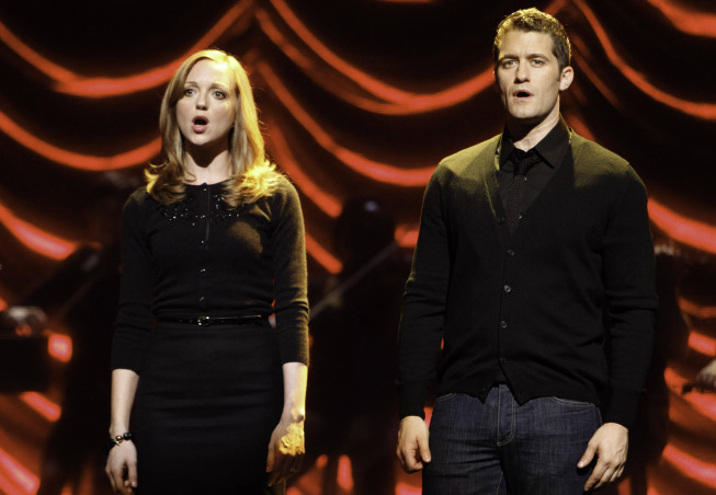 Glee : Bild Matthew Morrison, Jayma Mays