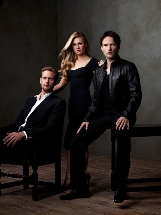 Bild Stephen Moyer, Anna Paquin, Alexander Skarsgård