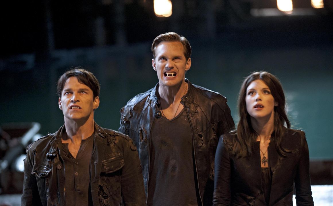 Bild Stephen Moyer, Lucy Griffiths, Alexander Skarsgård