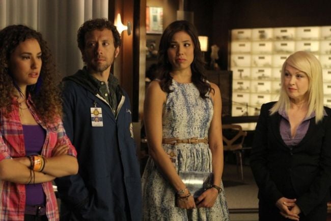 Bones - Die Knochenjägerin : Bild Michaela Conlin, T.J. Thyne, Rachel DiPillo