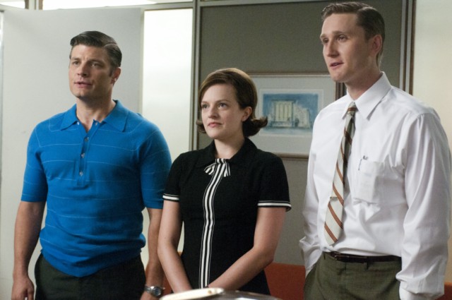 Mad Men : Bild Jay R. Ferguson, Aaron Staton, Elisabeth Moss