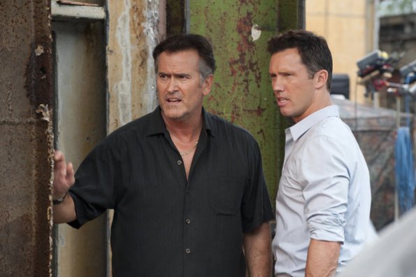 Burn Notice : Bild Bruce Campbell, Jeffrey Donovan