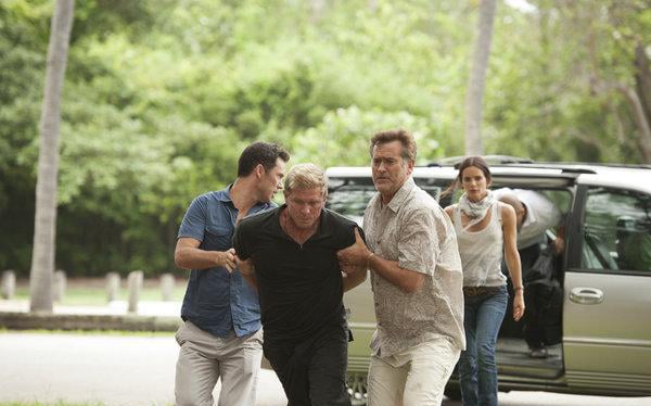 Burn Notice : Bild Gabrielle Anwar, Kenny Johnson, Jeffrey Donovan, Bruce Campbell