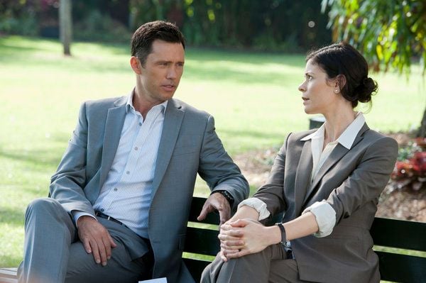 Burn Notice : Bild Lauren Stamile, Jeffrey Donovan