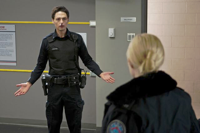 Rookie Blue : Bild Charlotte Sullivan, Gregory Smith